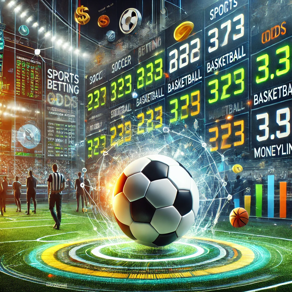 schermo con quote per le scommesse sul calcio